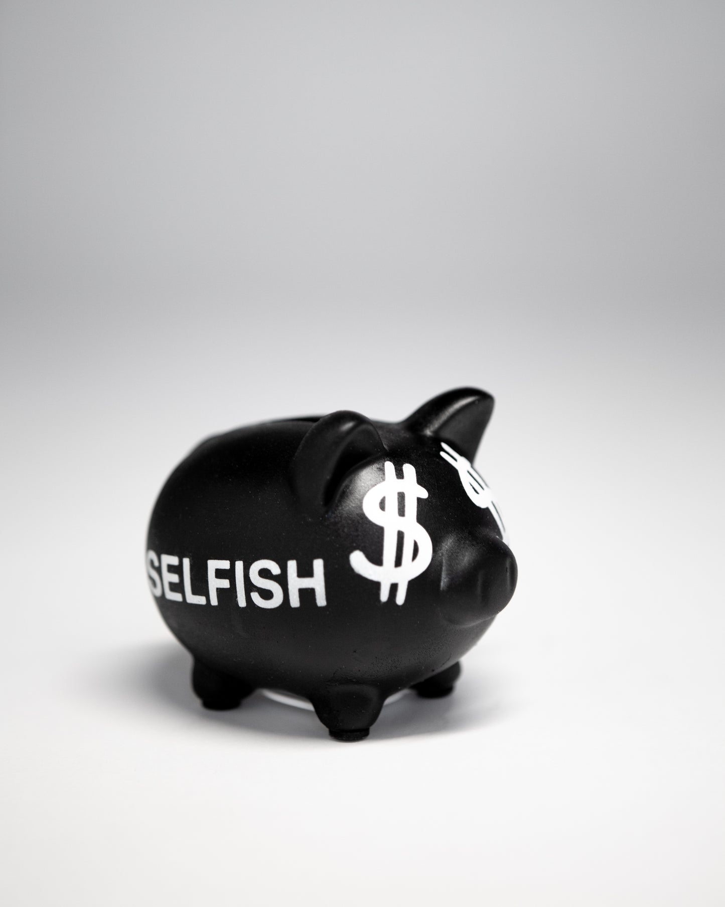 "Selfish" Piggy Bank
